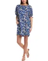 Weekend Max Mara Astor Shift Dress In Blue