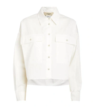 Weekend Max Mara Asymmetric Carter Shirt In White