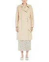 Weekend Max Mara Double-breasted Wool Coat In Sand