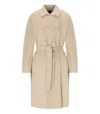 Weekend Max Mara Avenue Sabbia Belted Coat In Gray