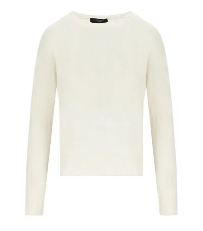 Weekend Max Mara Azteco White Crewneck Sweater