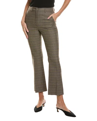 Weekend Max Mara Baco Wool Trouser In Burgundy