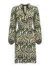 WEEKEND MAX MARA VESTIDO MIDI - MULTICOLOR