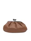 Weekend Max Mara Pasticcino Clutch Bag In Brown