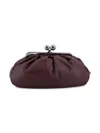 Weekend Max Mara Bag In Burgundy