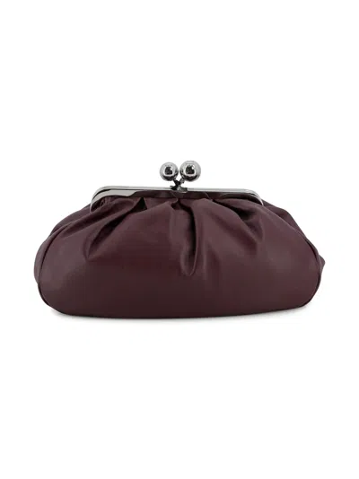 Weekend Max Mara Bag In Burgundy