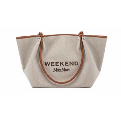 Weekend Max Mara Bags.. In Natural Bianco