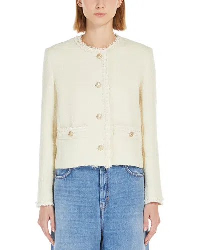 WEEKEND MAX MARA BALIA FRINGE TRIM JACKET