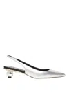 Weekend Max Mara Flats In Silver