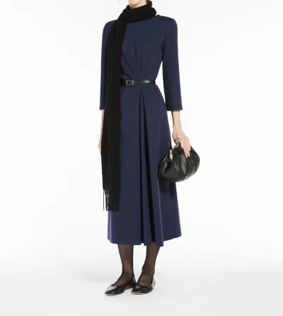 Weekend Max Mara Balenio Dress In Navy In Blue