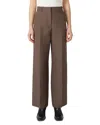 Weekend Max Mara Ballo Palazzo Trousers In Brown