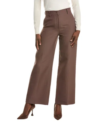 Weekend Max Mara Ballo Trouser In Brown