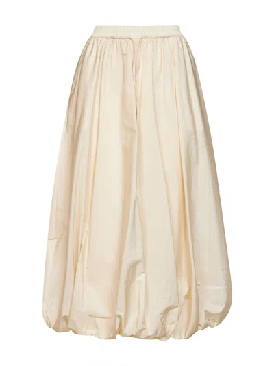 Weekend Max Mara Balloon Hem Skirt In Beige