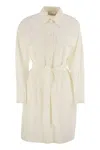 Weekend Max Mara Balocco Button Detailed Belted Dress