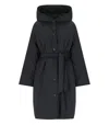 Weekend Max Mara Banfy Black Reversible Down Jacket In Black