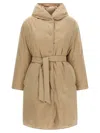 Weekend Max Mara Banfy Reversible Down Jacket In Nude