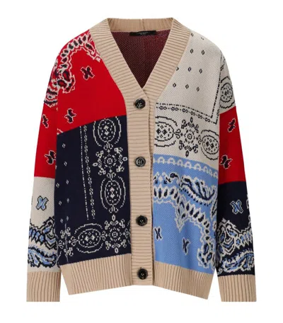 WEEKEND MAX MARA WEEKEND MAX MARA BAOBAB MULTICOLOR CARDIGAN