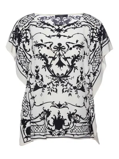 Pre-owned Weekend Max Mara Baroque-print Top