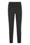 Weekend Max Mara Basilio - Technical Jersey Leggings In Gray