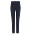 Weekend Max Mara Basilio Blue Leggings In Blue