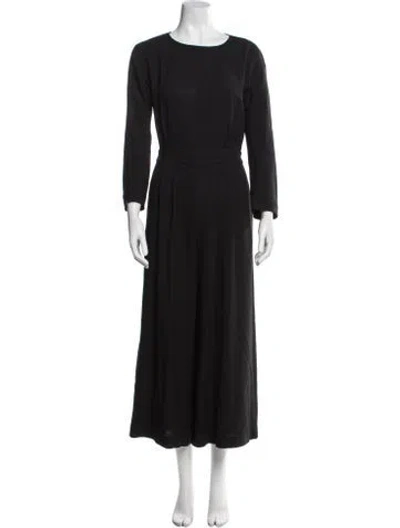 Pre-owned Weekend Max Mara Bateau Neckline Jumpsuit In Blue