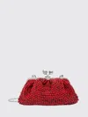 Weekend Max Mara Beaded Clutch In Red