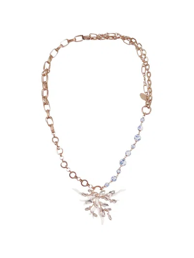 Weekend Max Mara Beaded Necklace In Pink