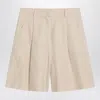 Weekend Max Mara Beige Bermuda Shorts In And In Neutral