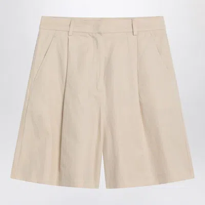 Weekend Max Mara Beige Bermuda Shorts In And In Neutral
