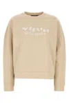 Weekend Max Mara Beige Cotton Danubio Sweatshirt