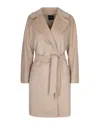 Weekend Max Mara Long-sleeved Coat In Brown