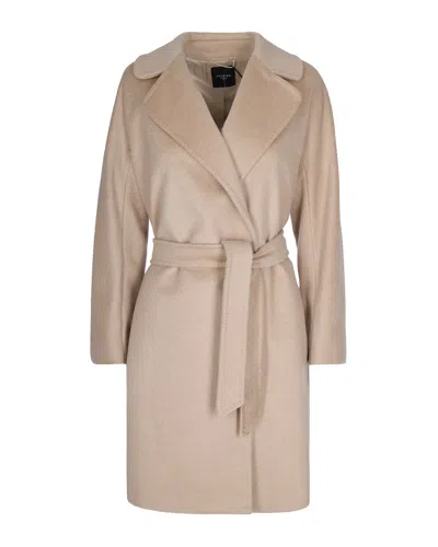 WEEKEND MAX MARA CAPPOTTO CORTE BEIGE