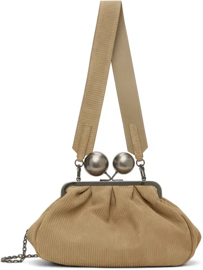 Weekend Max Mara Beige Destino Bag In 001 Sand
