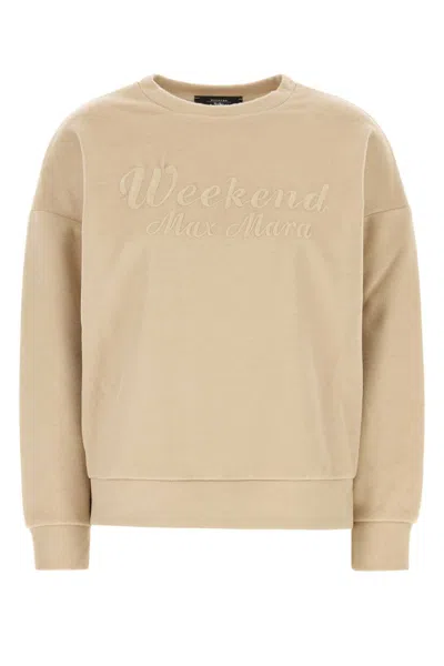Weekend Max Mara Beige Polyester Blend Laghi Sweatshirt
