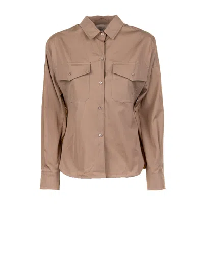 Weekend Max Mara Beige Shirt With Pockets
