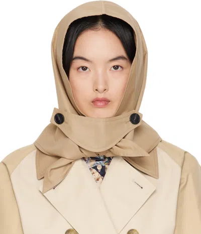 Weekend Max Mara Beige Spiga Hood In 009 Beige