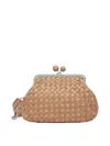 Weekend Max Mara Pasticcino Pancia Medium Orzo Clutch In Brown