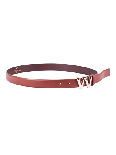 Weekend Max Mara Belt In Brown