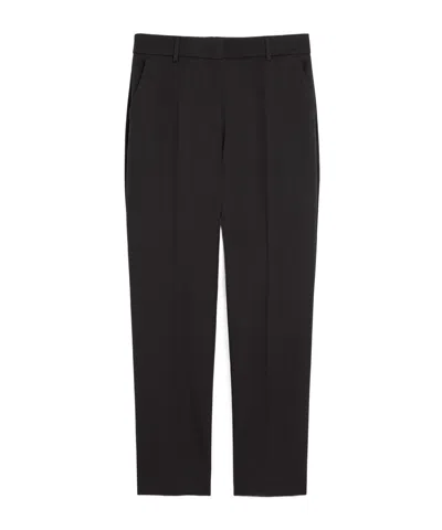 Weekend Max Mara Belt-loop Casual Pants In Black