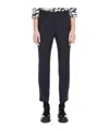 Weekend Max Mara Plain Plain Straight Casual Pants In Black