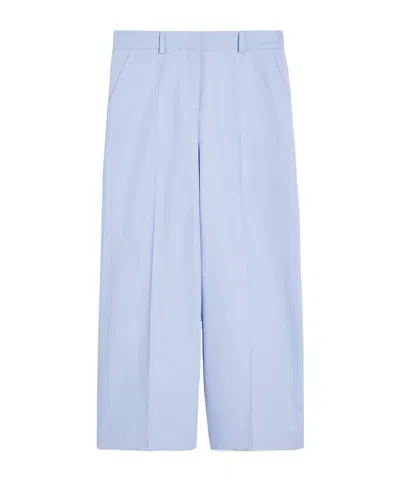 Weekend Max Mara Belt-loop Casual Pants In Blue