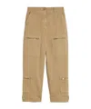 Weekend Max Mara Colonia Long Trouser Khaki In Brown