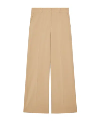 Weekend Max Mara Belt-loop Casual Pants In Nude
