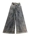 Weekend Max Mara Belt Loop Denim Trousers In Black