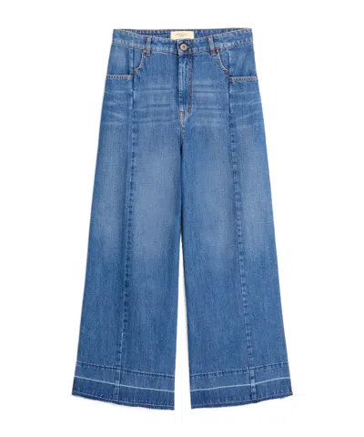 Weekend Max Mara Belt-loop Jeans In Blue