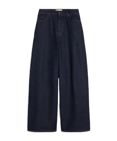 Weekend Max Mara Belt Loop Jeans In Blue