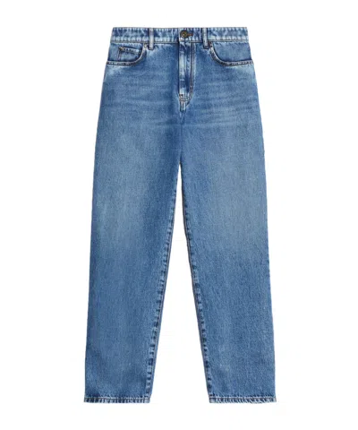 Weekend Max Mara Belt-loop Jeans In Blue