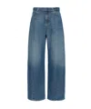 Weekend Max Mara Madia Belted Wide-leg Jeans In Blue