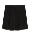 Weekend Max Mara Belt-loop Shorts In Black