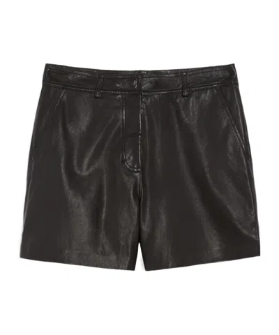 WEEKEND MAX MARA LEATHER SHORTS